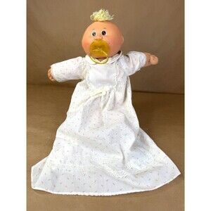 Vintage 1984 Cabbage Patch Kids Preemie Baby Doll Black/Brown Xavier Roberts Sig